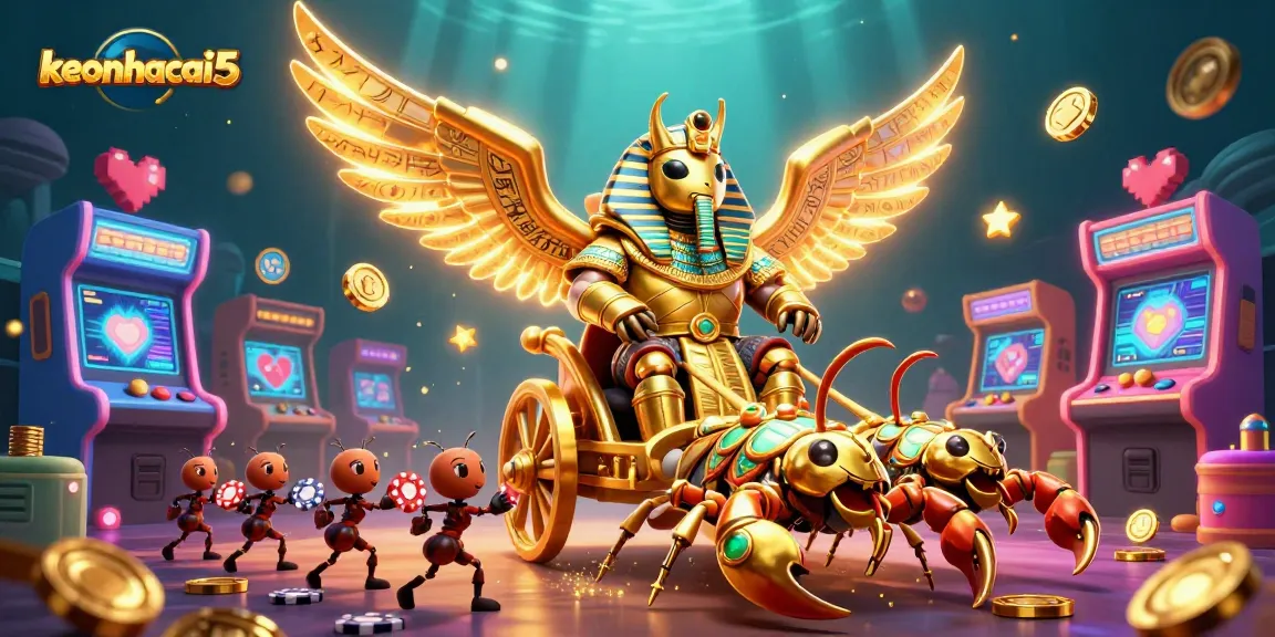 Watch keonhacai5's animated characters win big in a fun, vibrant casino setting.