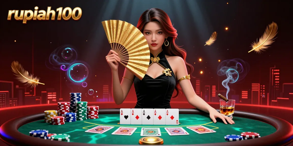 Experience the thrill of winning at rupiah100 with captivating poker action and elegant ambiance.