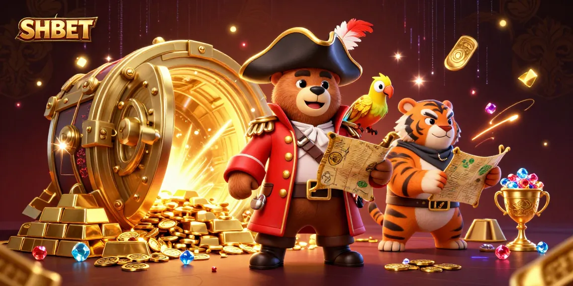 Experience thrilling wins at SHBET with our captivating casino adventure illustration.
