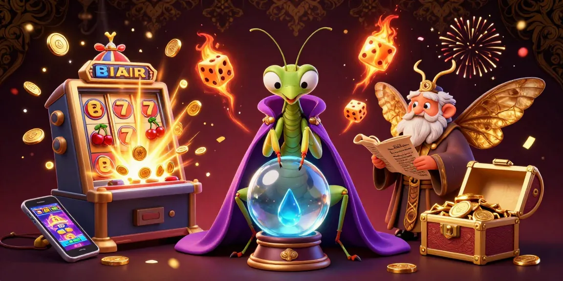 Experience UFABRO's rich slots and casino games with this vibrant 3D scene illustrating jackpots and fortune.