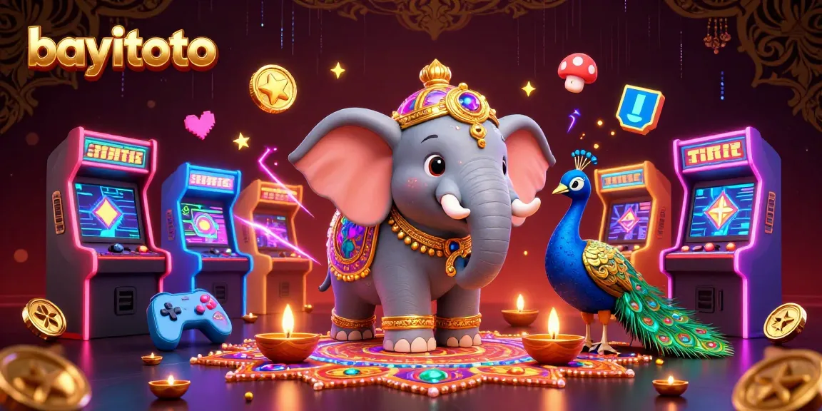 Win big with bayitoto in this vibrant online casino scene full of gaming elements.