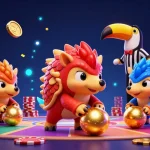 Experience thrilling slot thailand gameplay with vibrant pangolins, jackpot reels, and colorful casino elements.