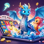 ทดลองเล่นสล็อต ด้วยภาพ 3D ของมังกรน้ำและอัศวินม้าน้ำในโลกคาสิโน