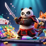 Experience thrilling gameplay with 纸飞机官网 in a vibrant 3D casino illustration featuring magical characters and slot games.