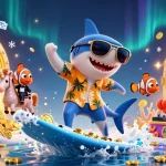 DAUNEMAS delights gamers with vibrant 3D illustration showcasing thrilling casino adventures.