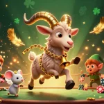Wspaniałe kasyno online iPhone z Krampusem prowadzącym imprezę hazardową, z elfami kradnącymi żetony.