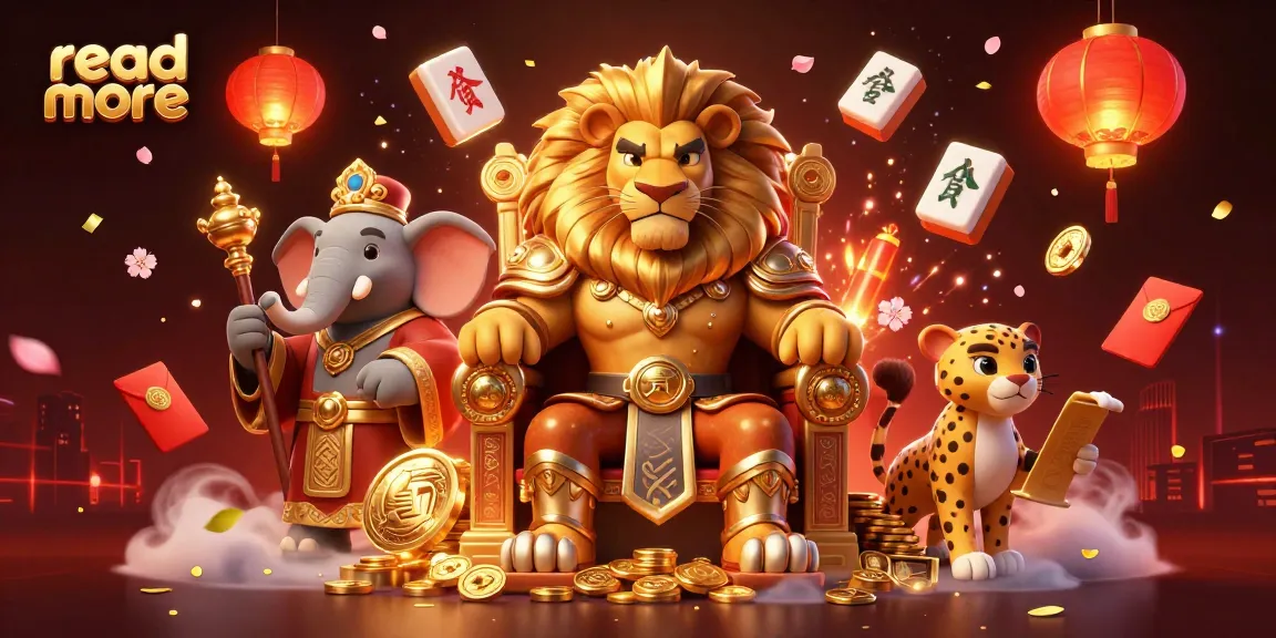 Read more about the vibrant 3D casino scene featuring characters amidst dynamic elements.