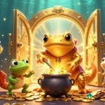Experience the magic of crazyvegas as a giant golden salamander transforms base metals into gold coins.