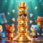 Play dynamic casino games at DH88 with vibrant 3D elements and crypto themes