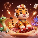 Engage in exciting gameplay at hit club with a vibrant 3D casino-themed scene featuring a tiger sultan.